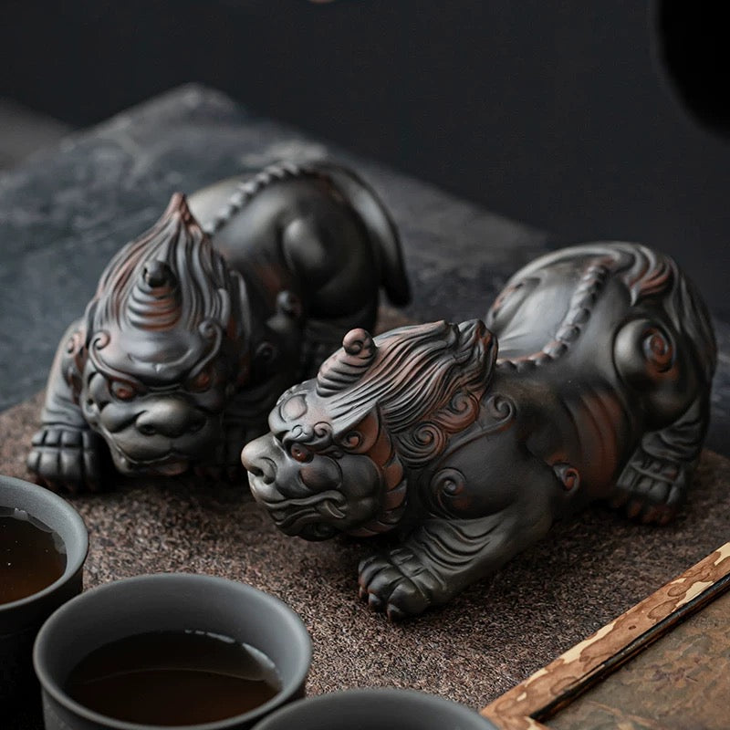 Ceramic Pixiu Wealth Guardian