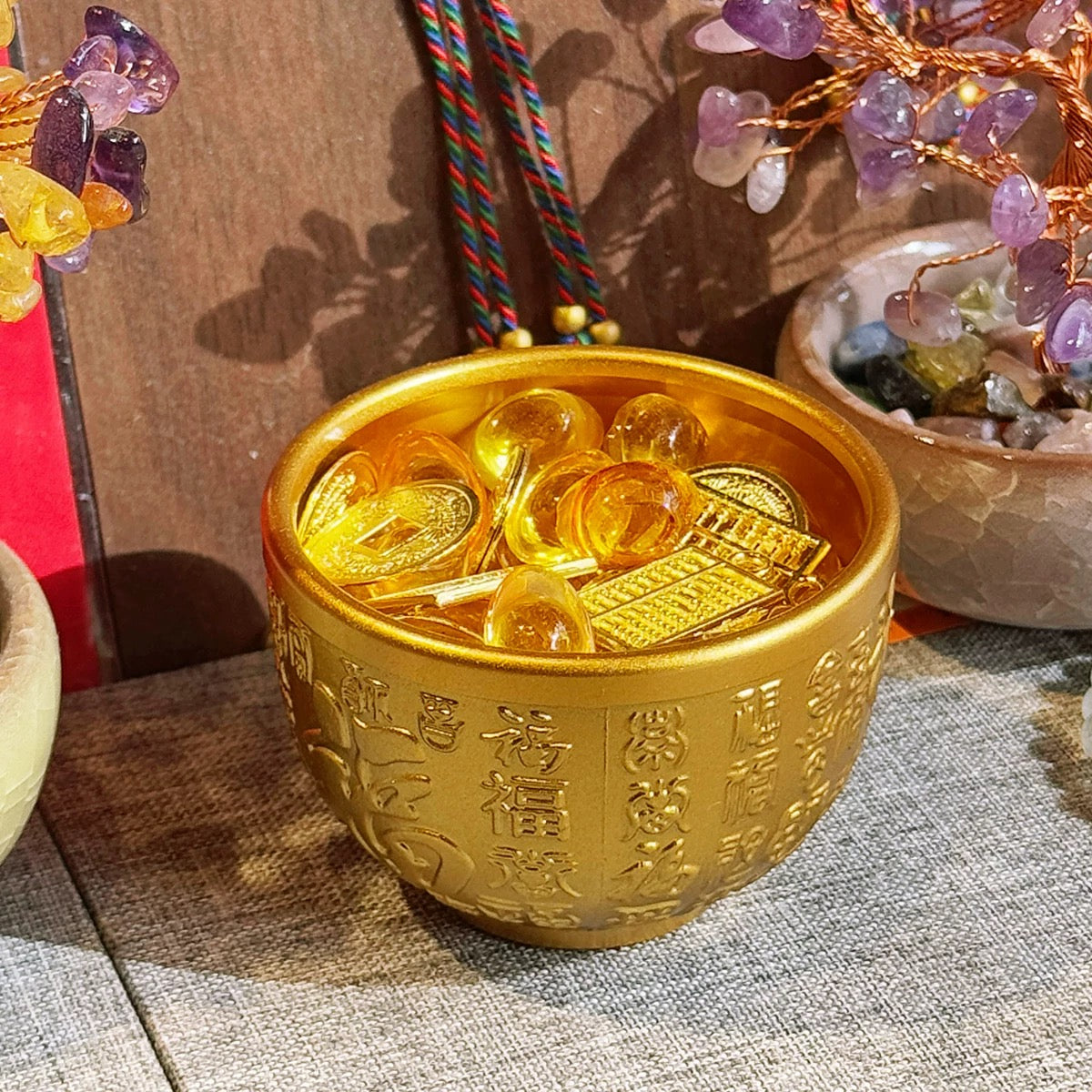 Brass Treasure Bowl of Abundance