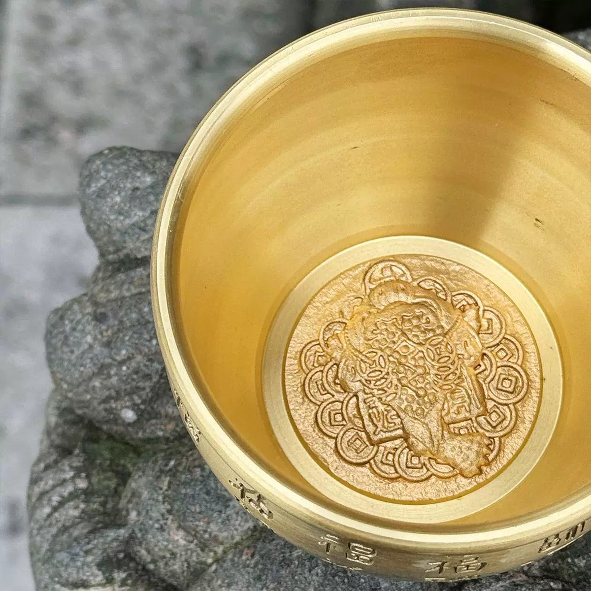 Brass Treasure Bowl of Abundance